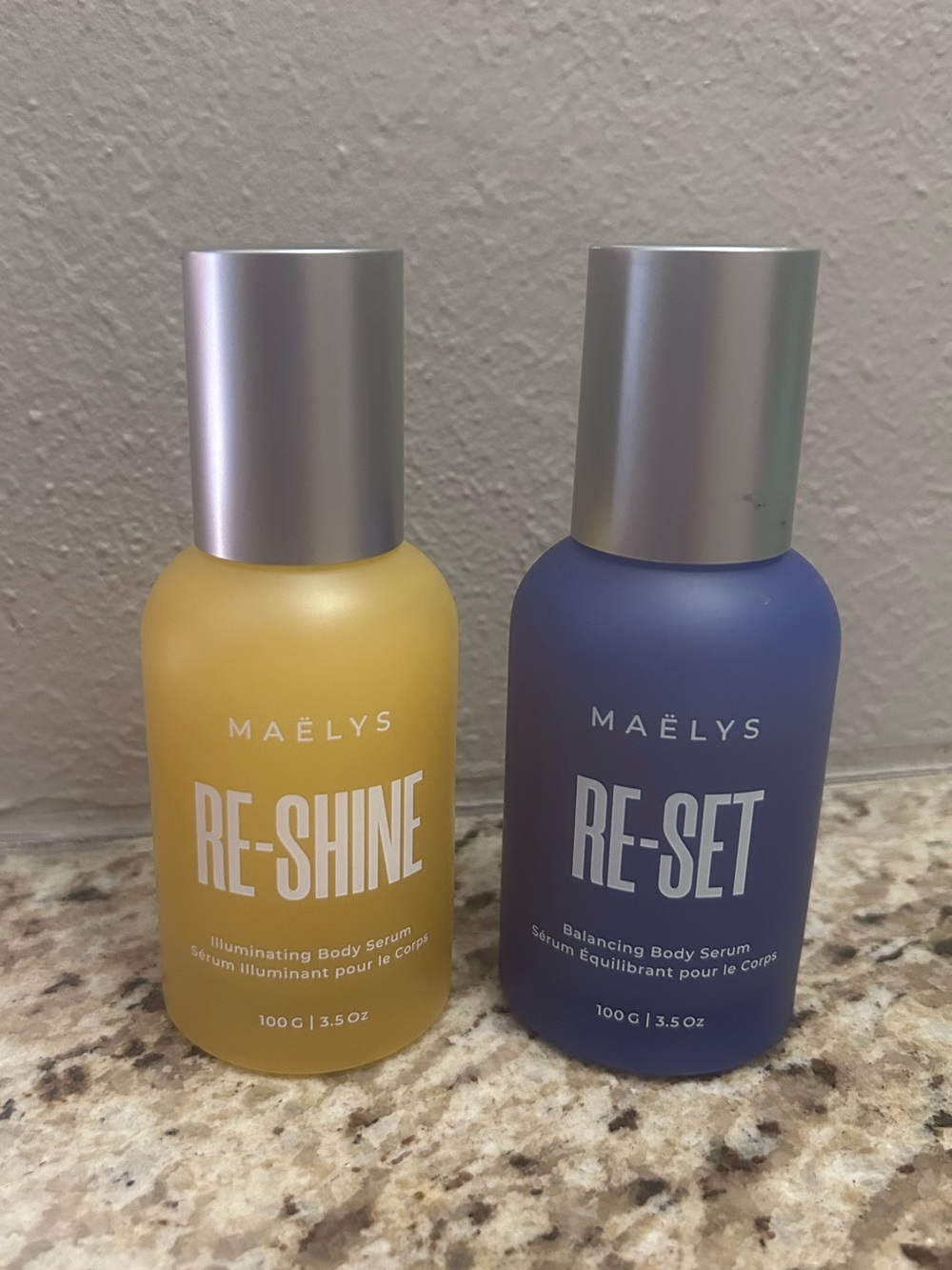 Maelys Body Serums RE-SHINE & RE-SET